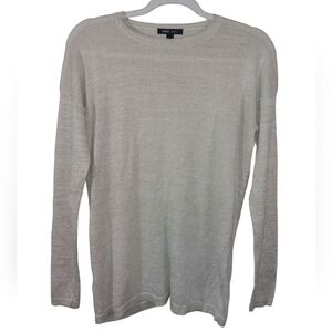 MNG Ladied Long Sleeve Button Back Crew Neck Swester-S